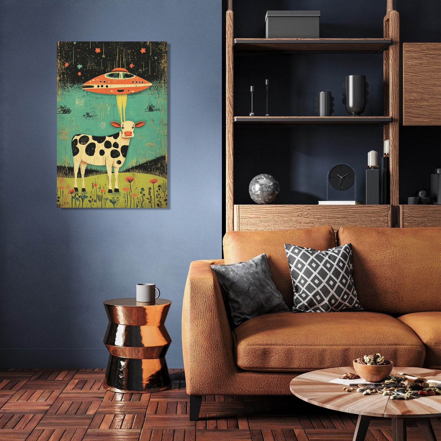 Cosmic Cow Canvas