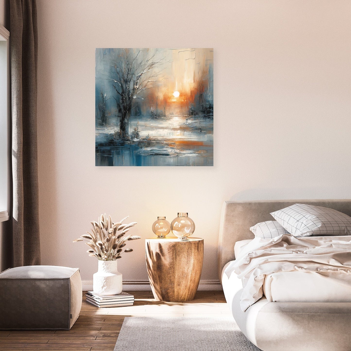 Winter Solitude Symphony Canvas