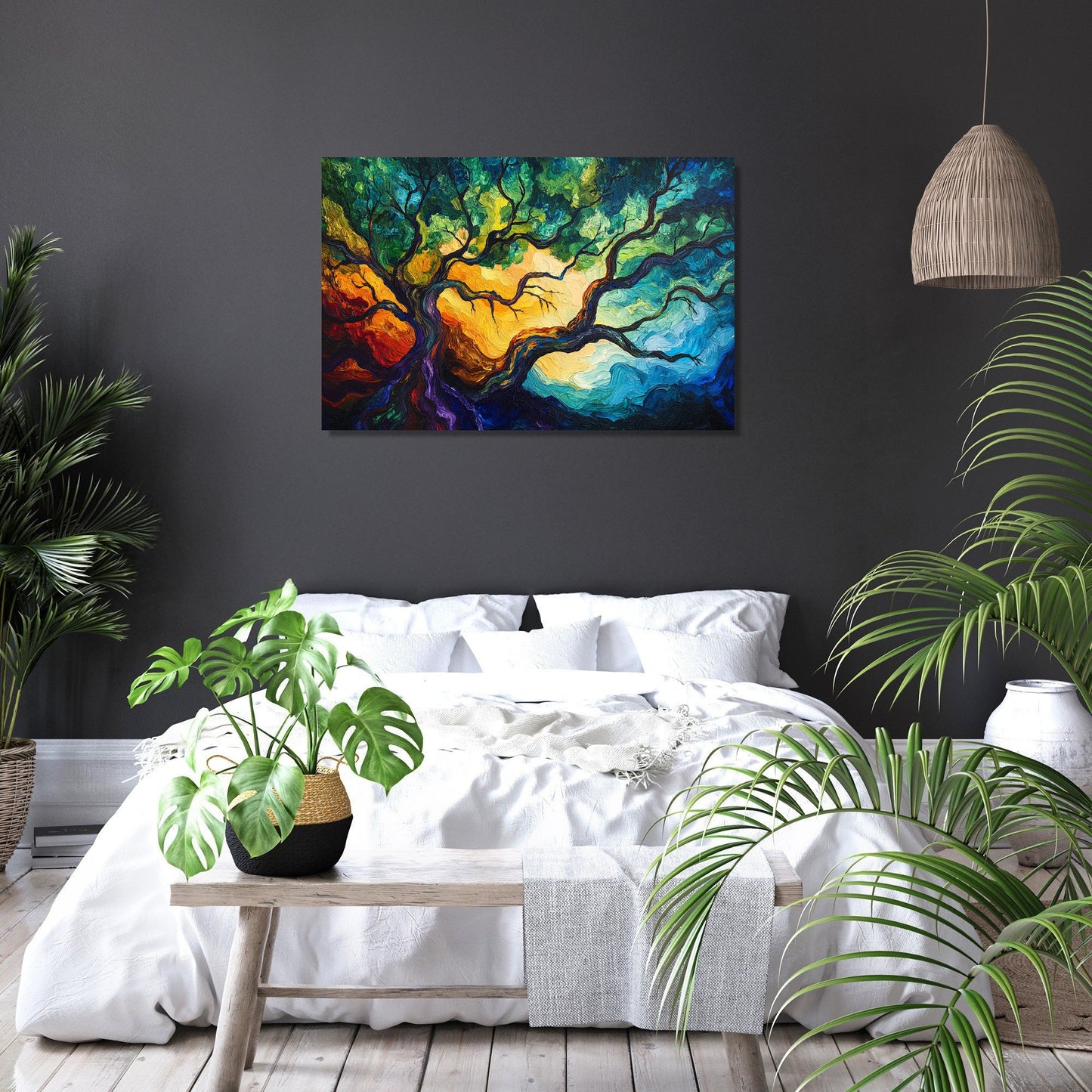 Pulsating Forest Canvas