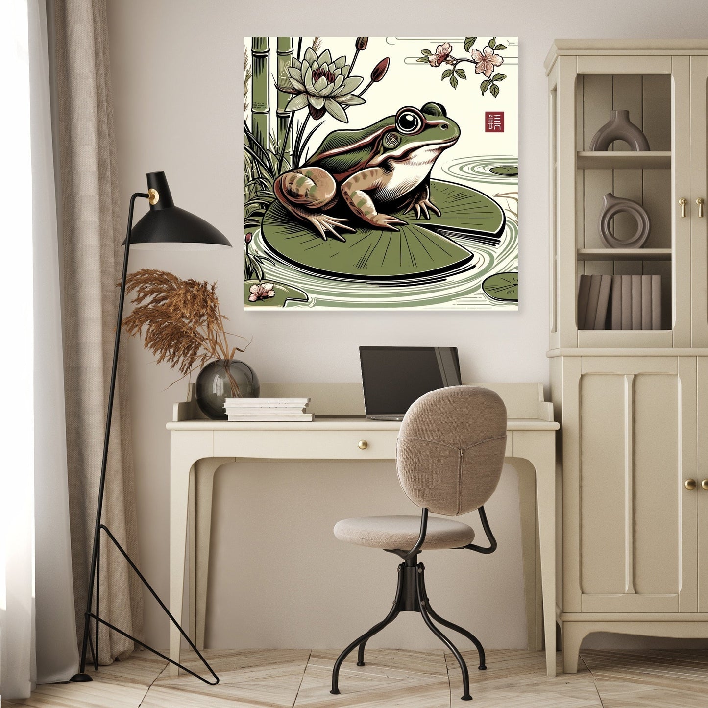 Tranquil Frog Canvas