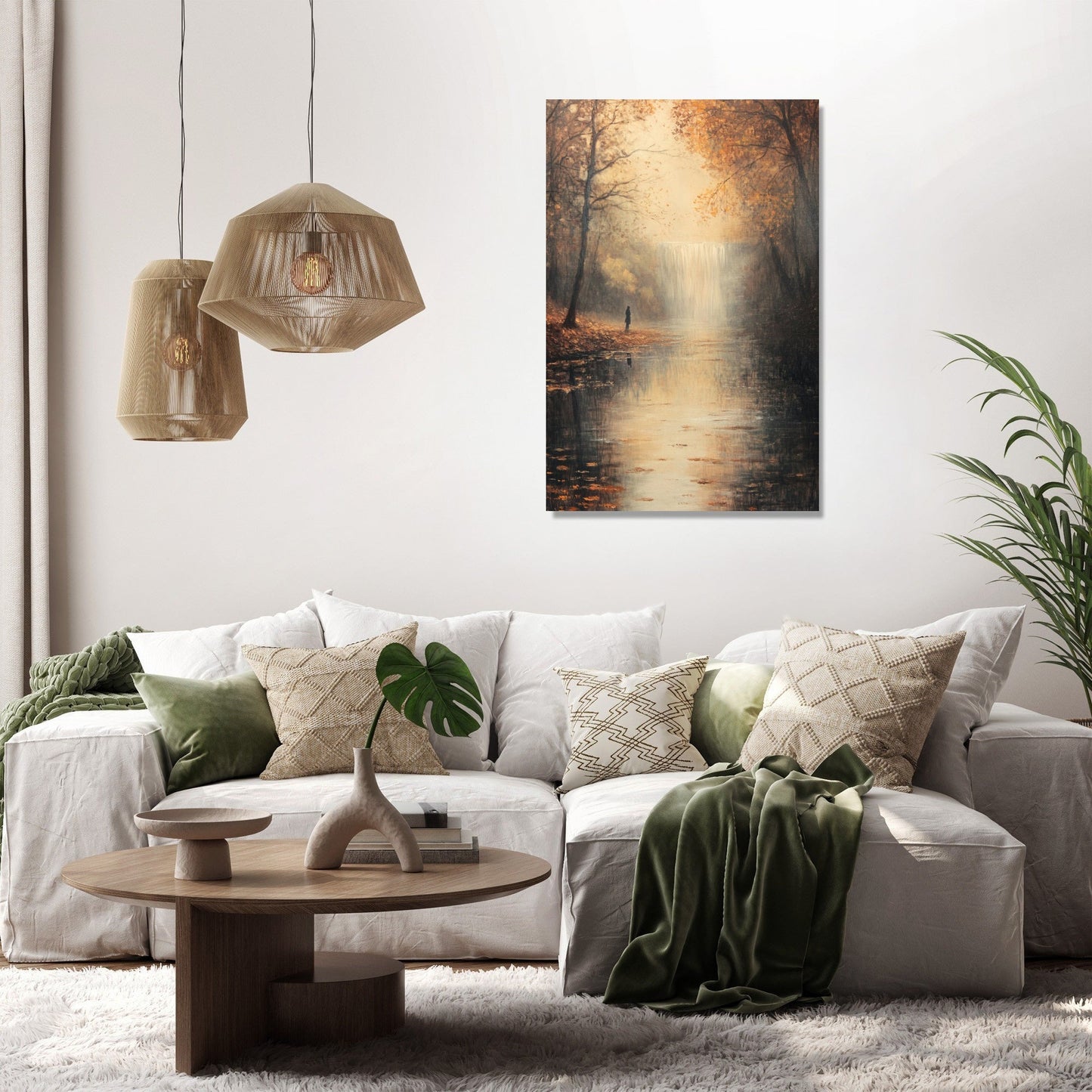 Melancholic Reflections Canvas