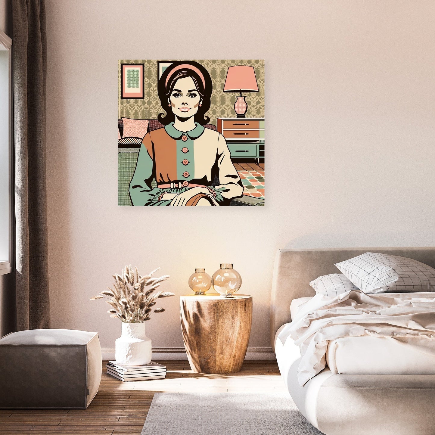 Retro Harmony Canvas