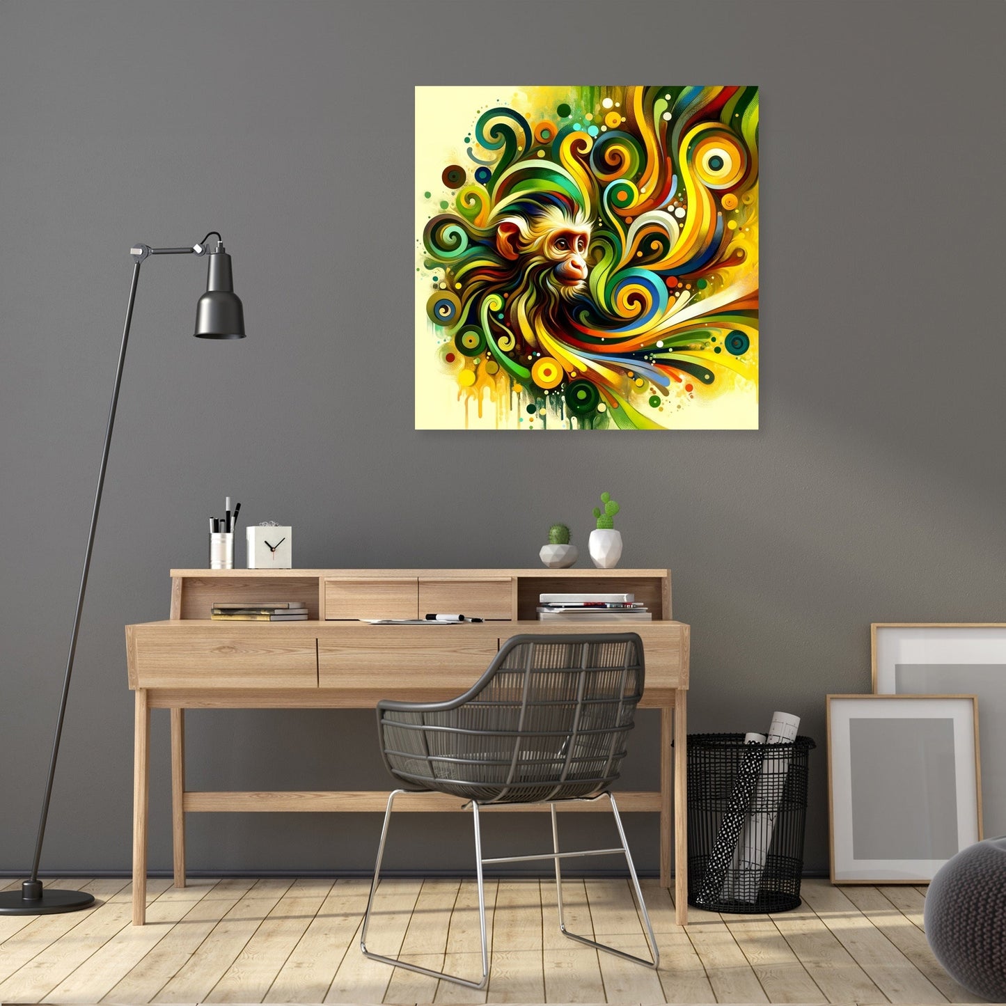 Playful Monkey Canvas