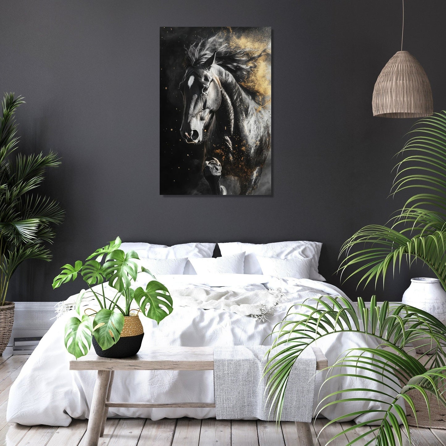 Golden Whirlwind Canvas