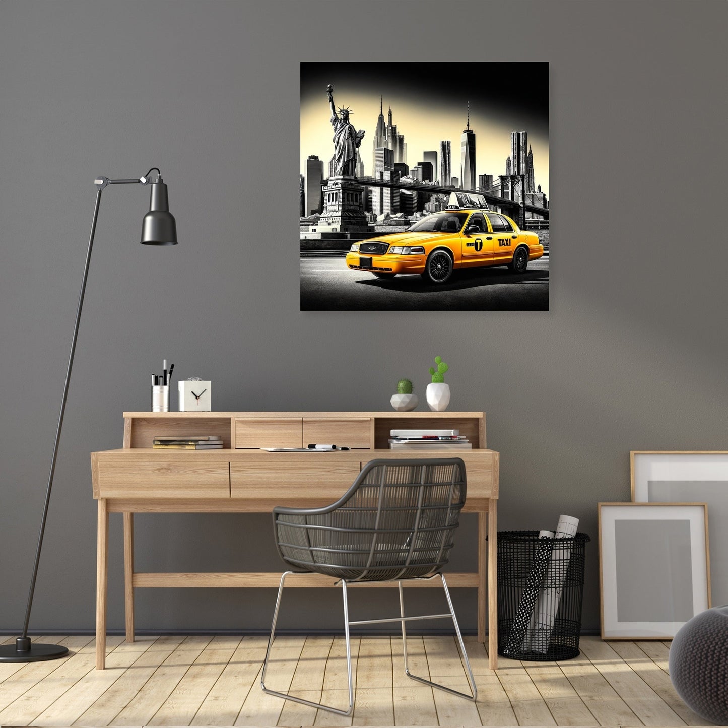 Yellow Cab in NYC Canvas