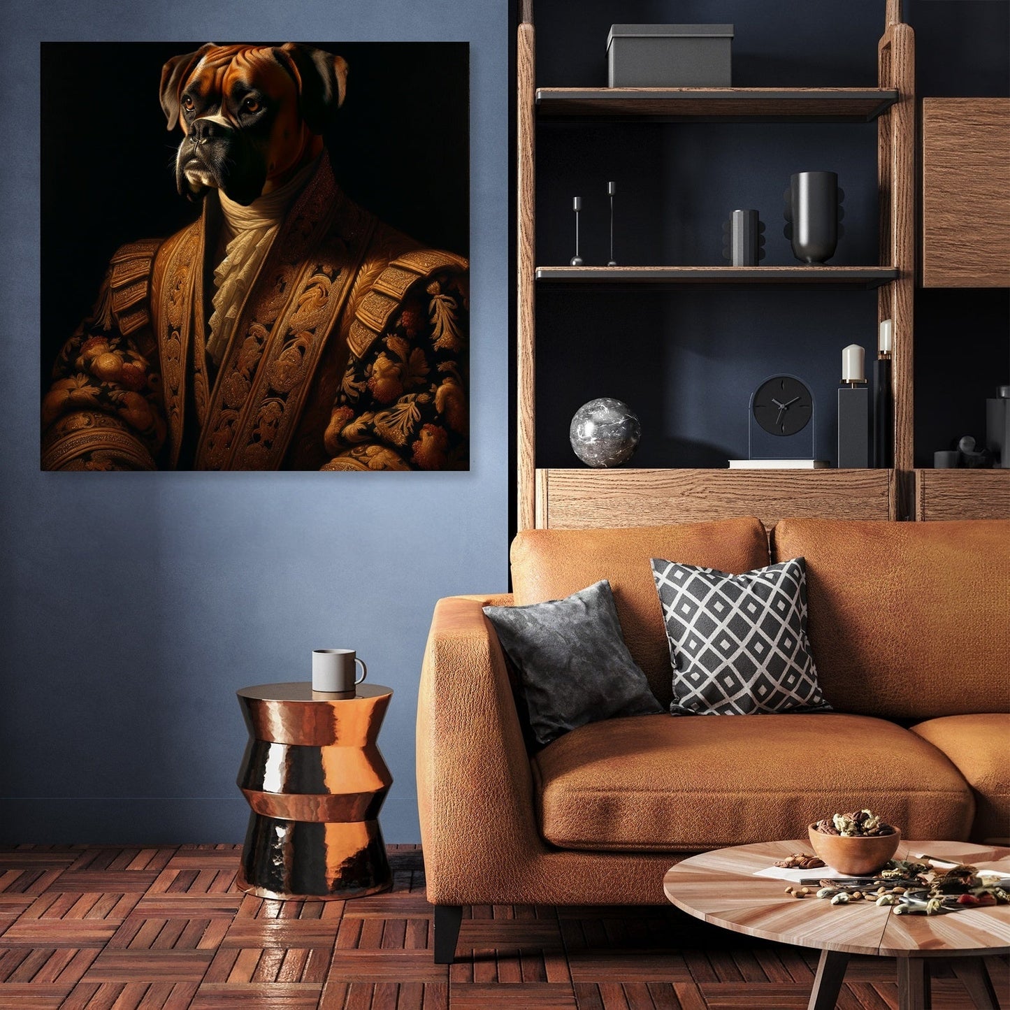 Regal Boxer Nostalgia Canvas