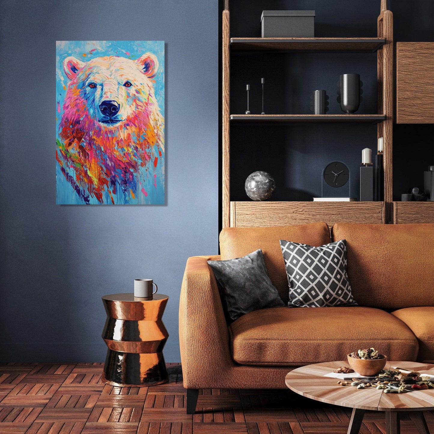 Polar Bear Symphony Canvas