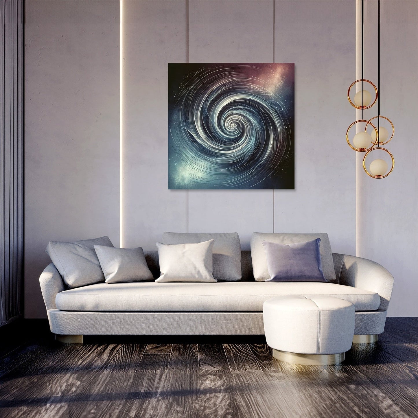 Celestial Spiral Canvas