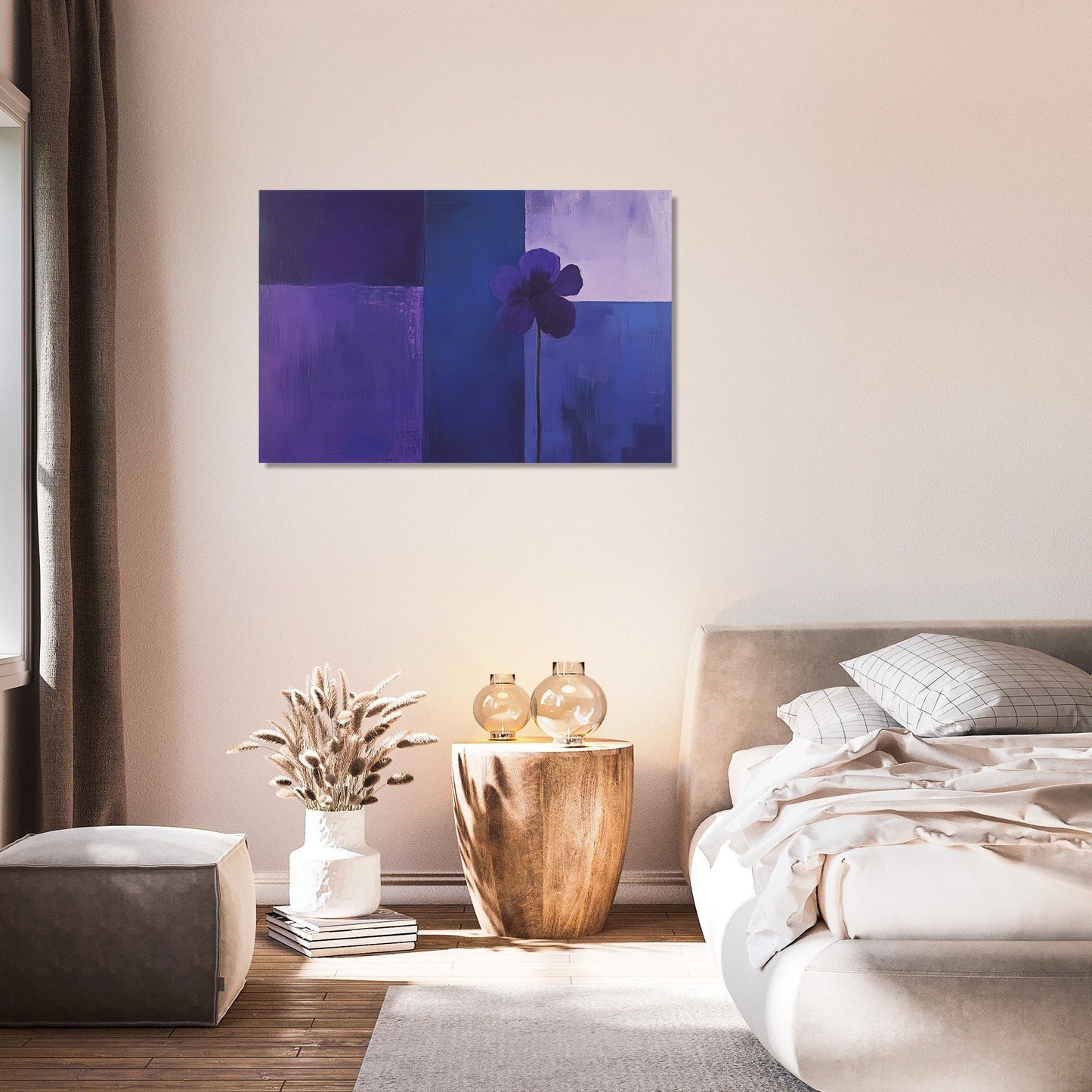 Melancholic Violet Canvas