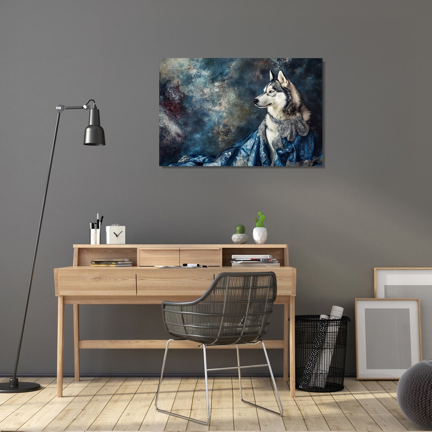 Husky Elegance Canvas