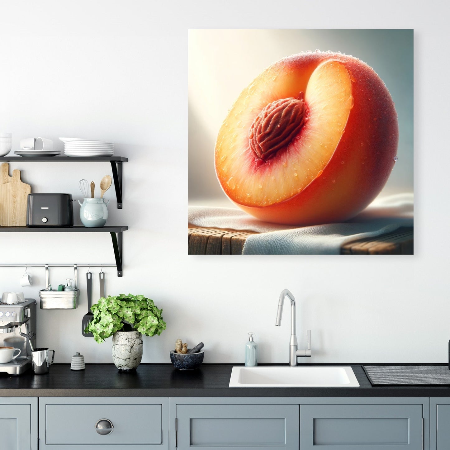 Fresh Peach Delight Canvas