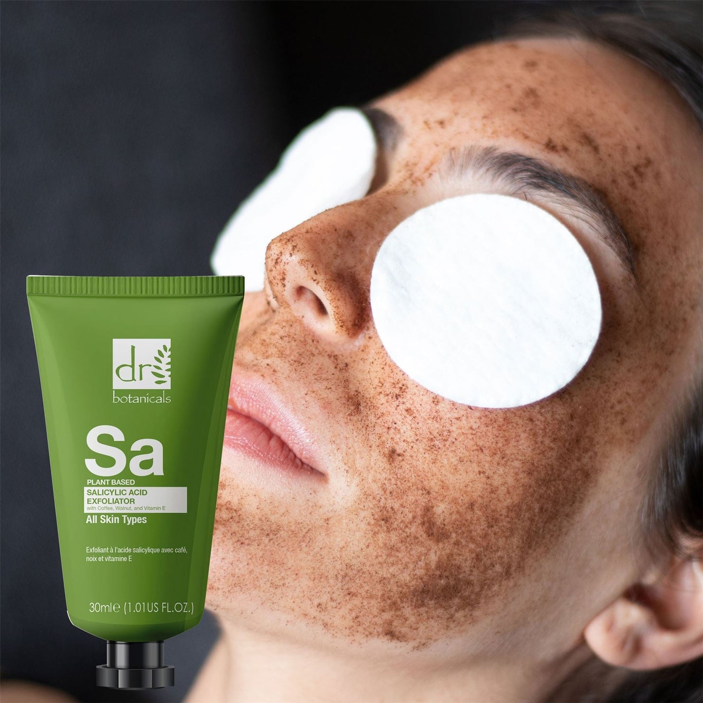 Salicylic Acid Exfoliator with Coffee, Walnut & Vitamin E 30ml