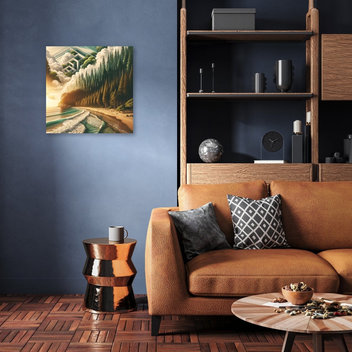 Contemporary Jungle Retreat Canvas