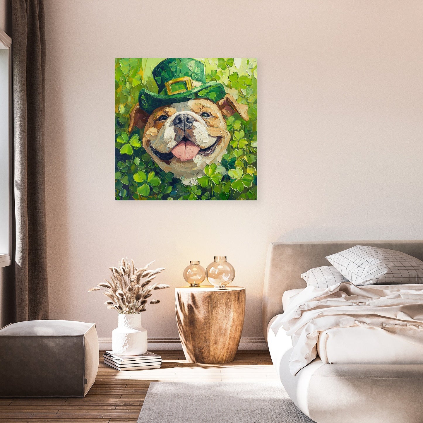 Bulldog's Lucky Canvas