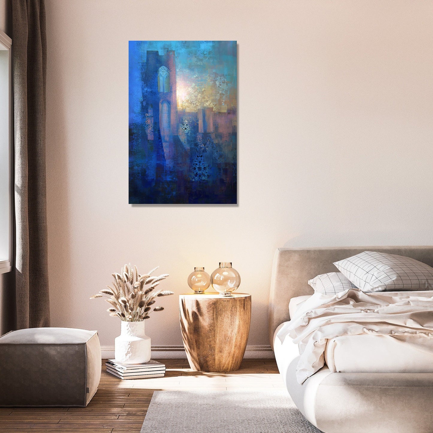 Richmond Castle Dawn Canvas