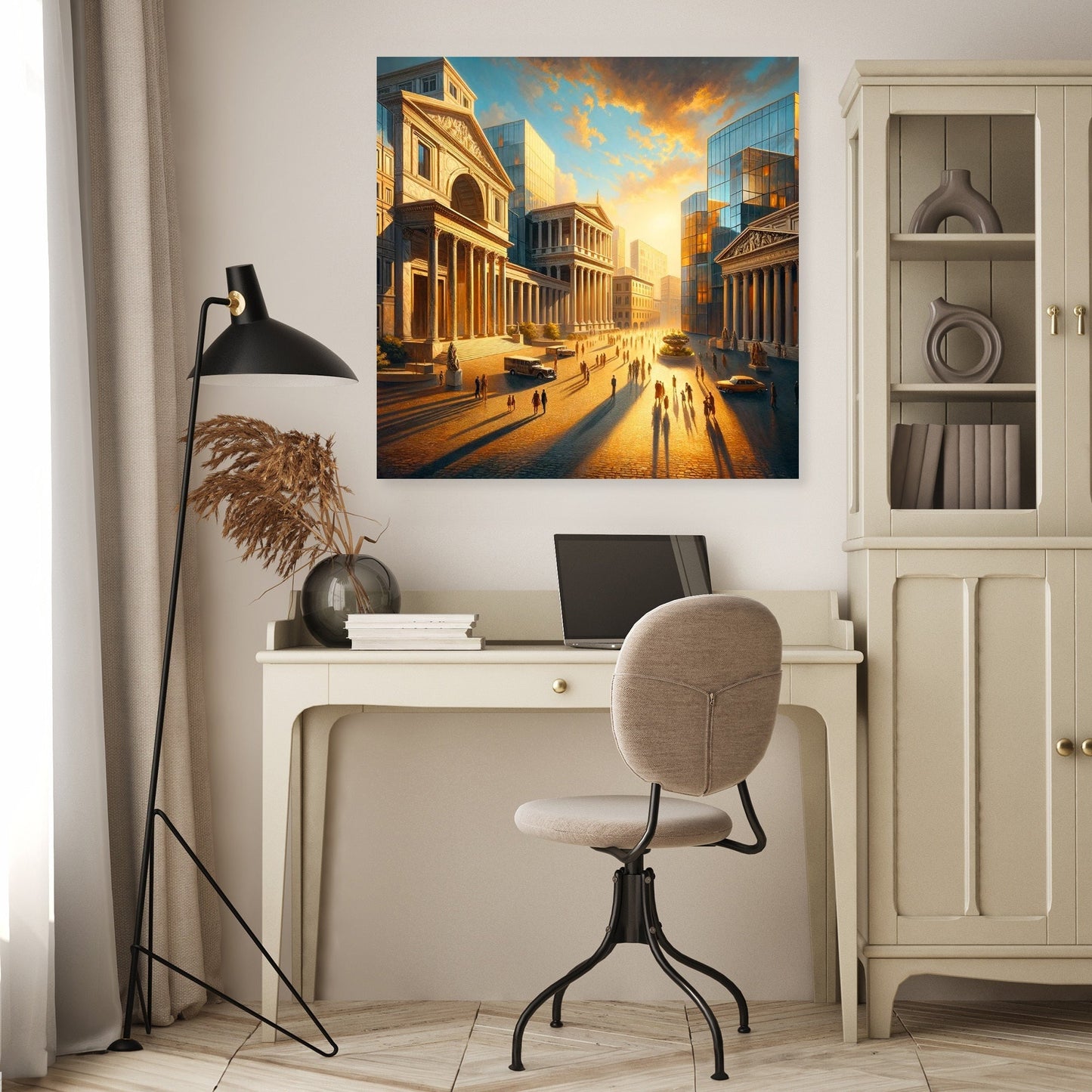 Harmonic Piazza Glow Canvas