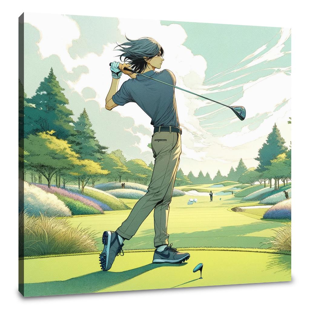 Serene Swing Canvas