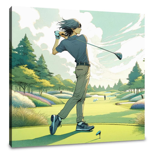 Serene Swing Canvas