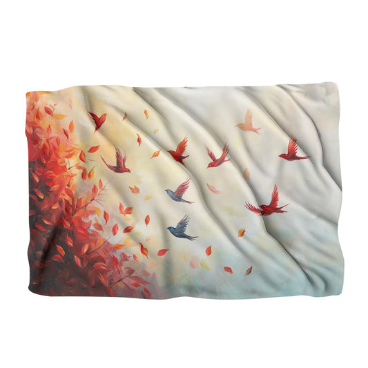 Feathered Leaf Blanket