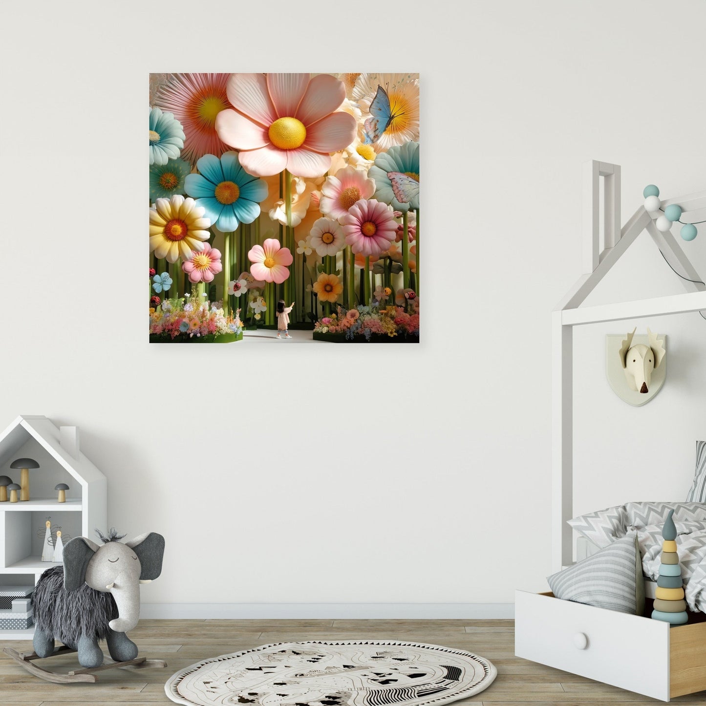Whimsical Garden Canvas