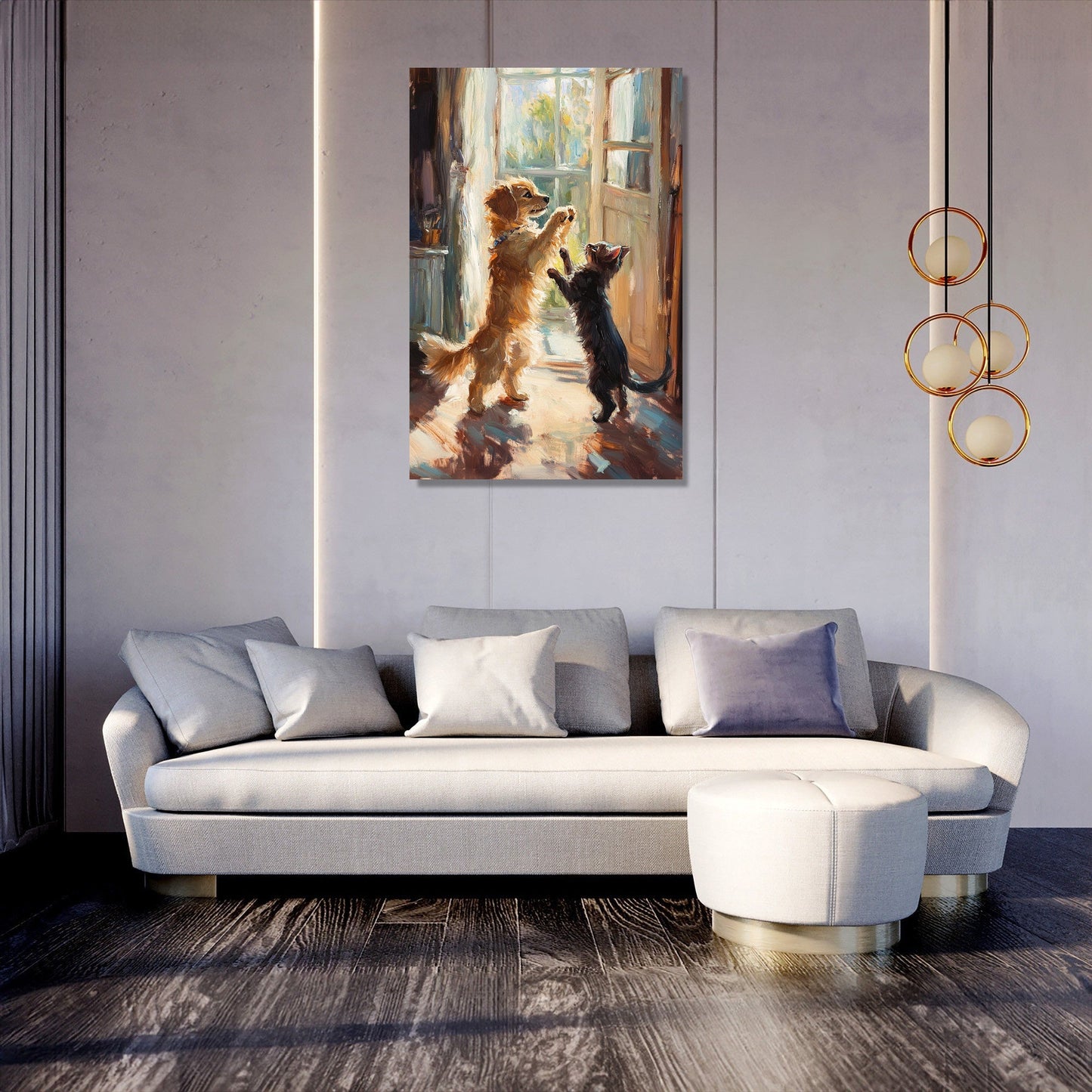 Curious Companions Canvas