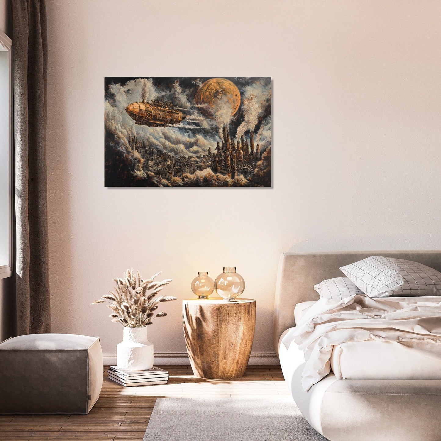 Mechanical Dreamscape Canvas