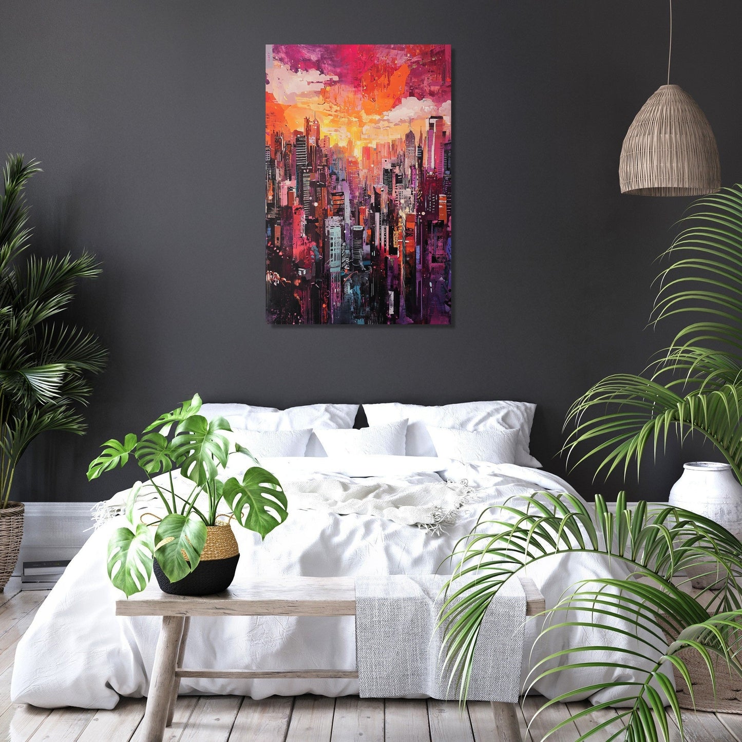 Urban Kaleidoscope Canvas
