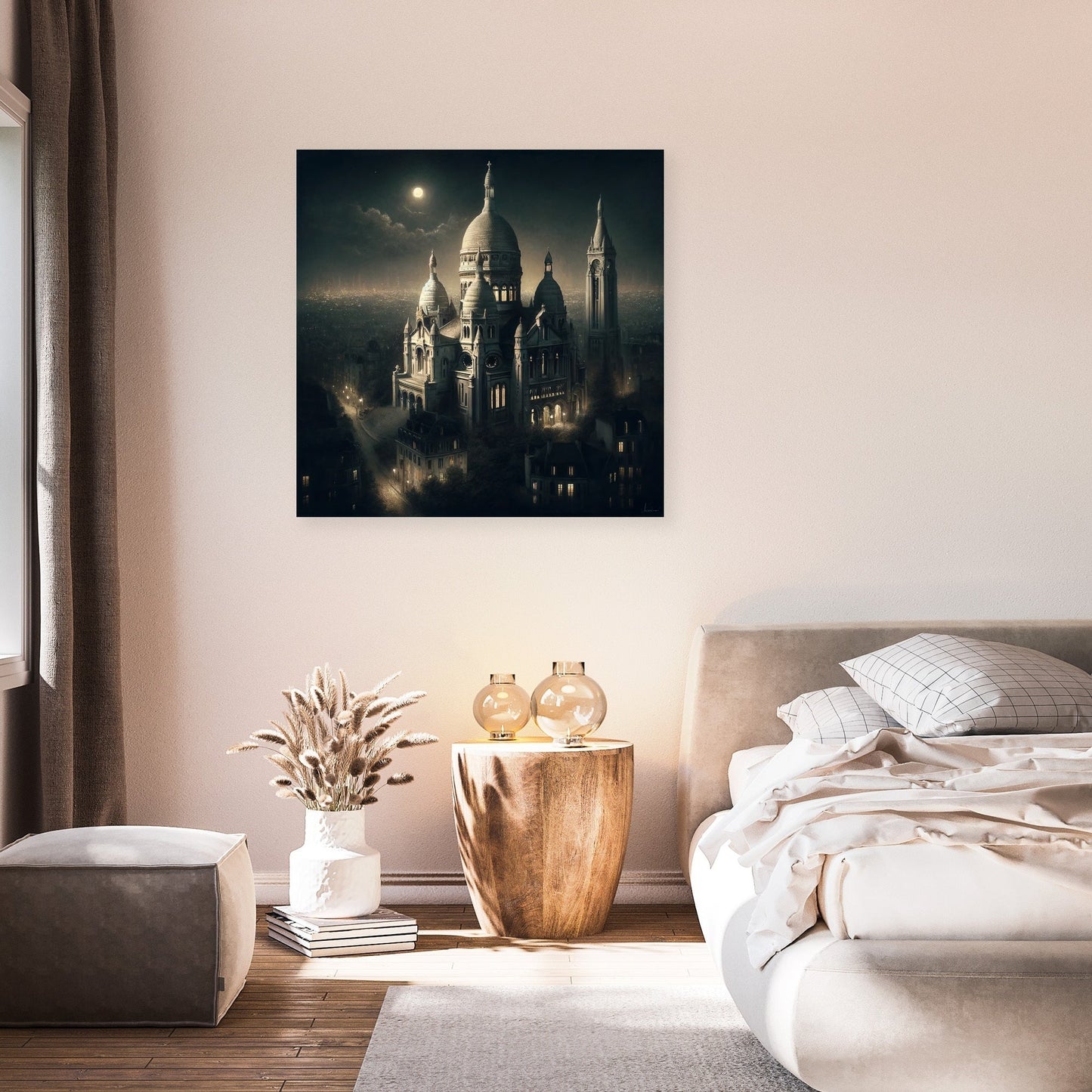 Sacre Coeur Illuminated Paris Canvas