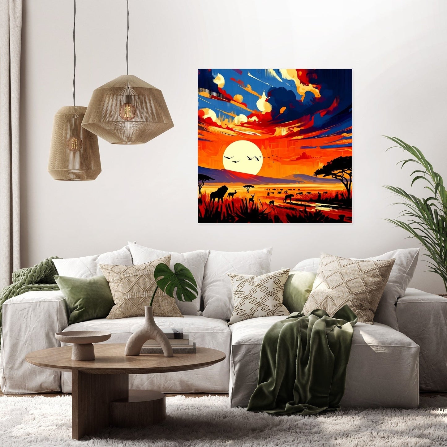 Serengeti Sunrise Canvas