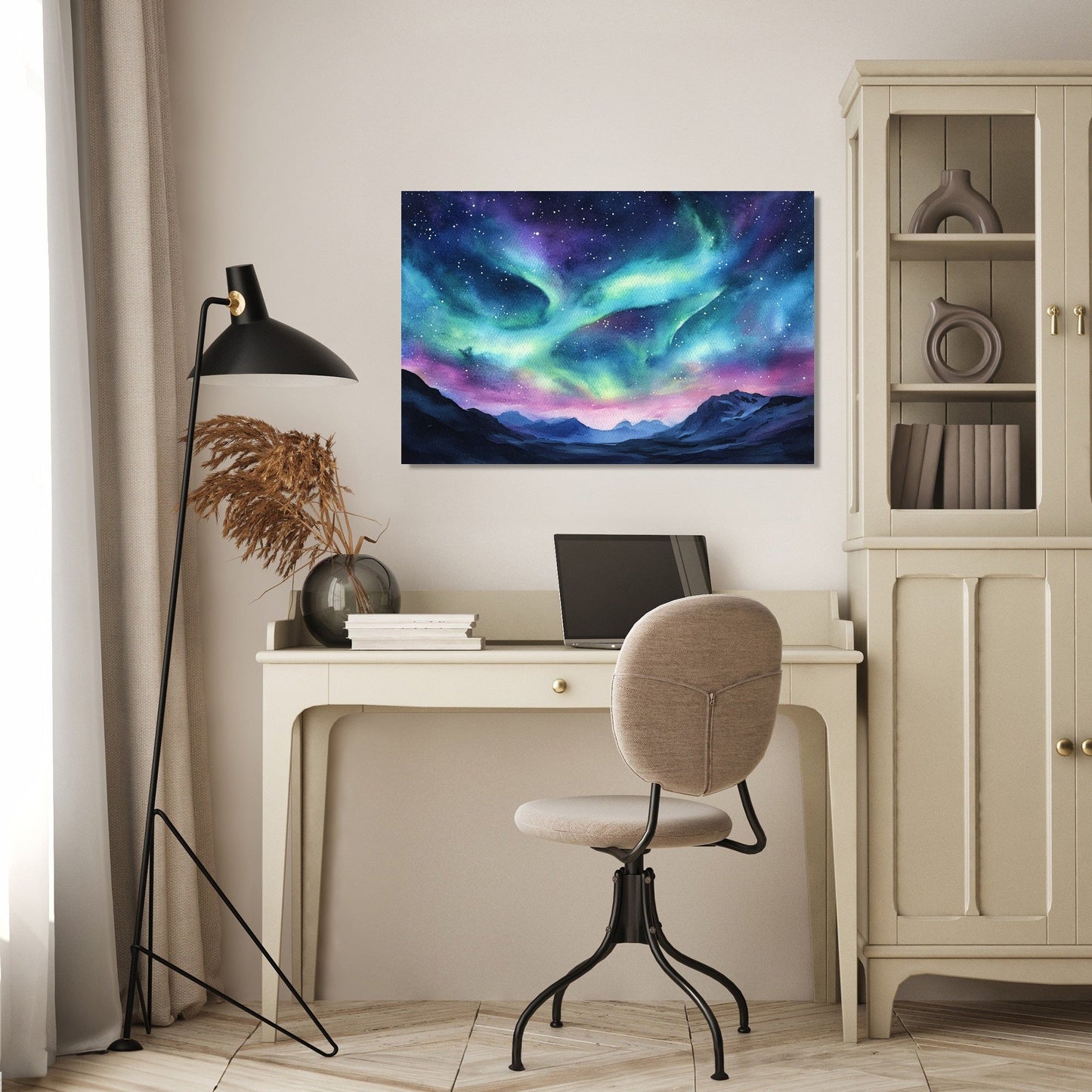 Celestial Night Romance Canvas