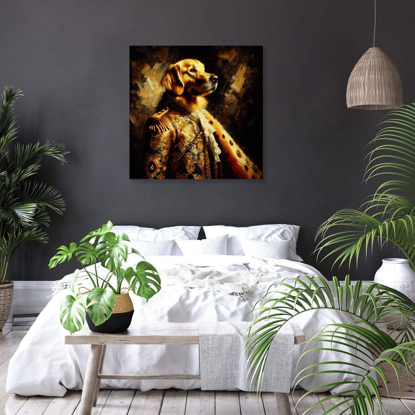 Majestic Monarch Retriever Canvas