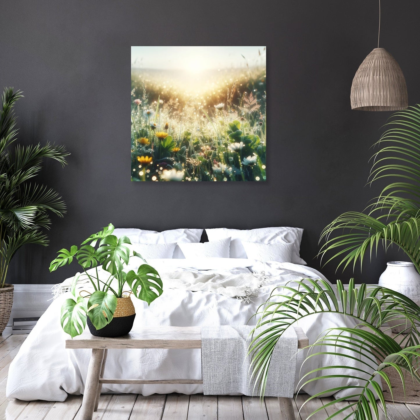 Dew-Kissed Meadow Canvas