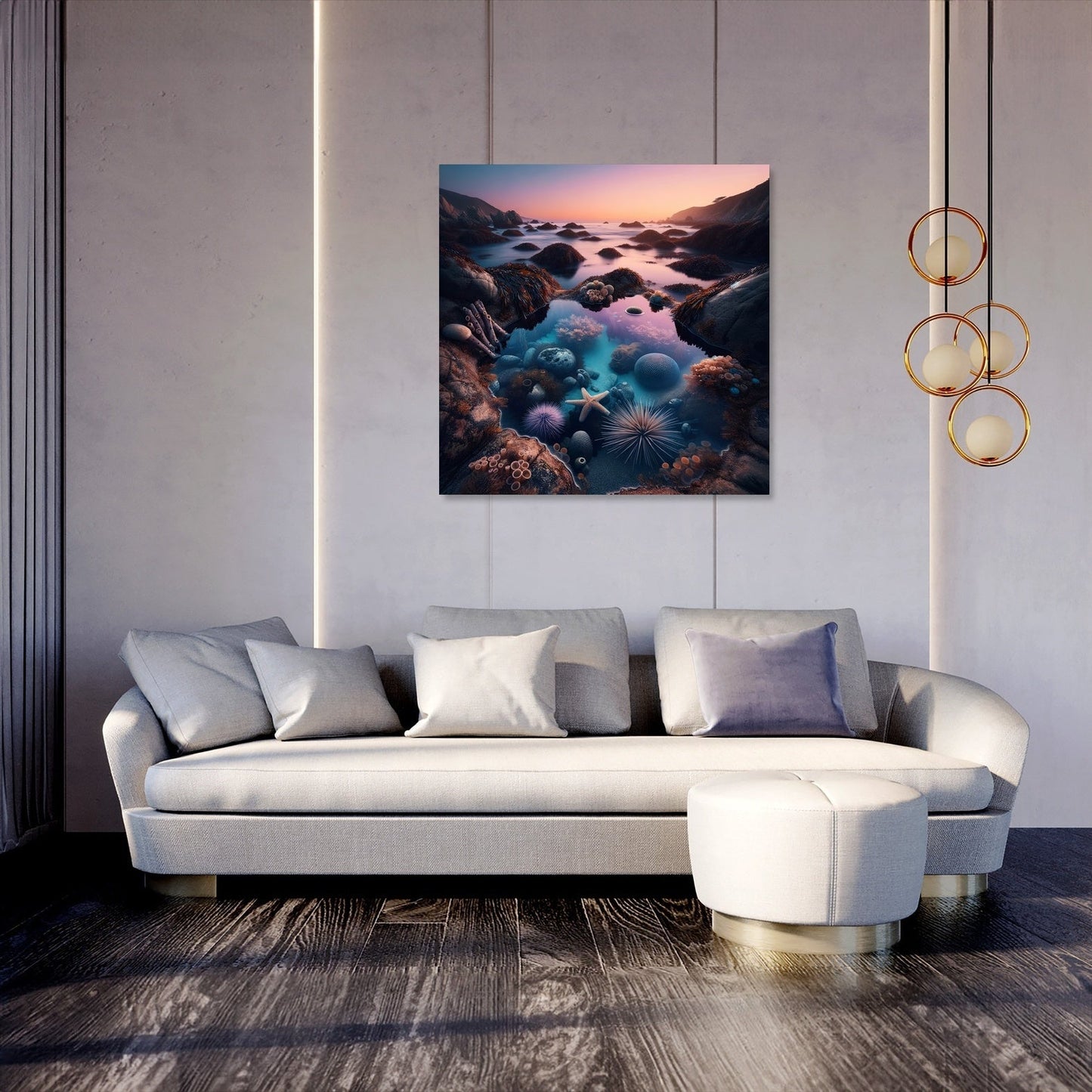 Twilight Shoreline Canvas