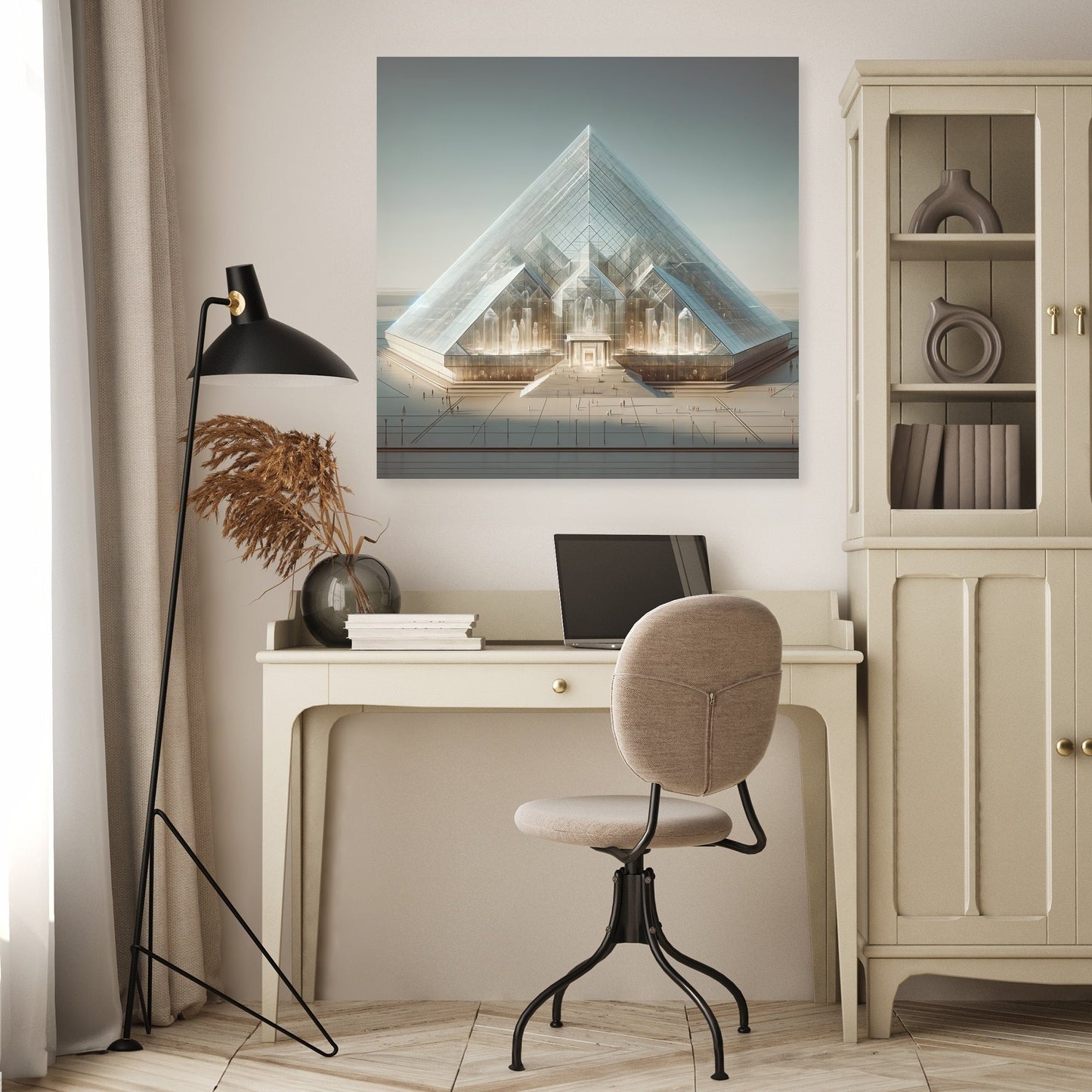 Future Pyramid Canvas