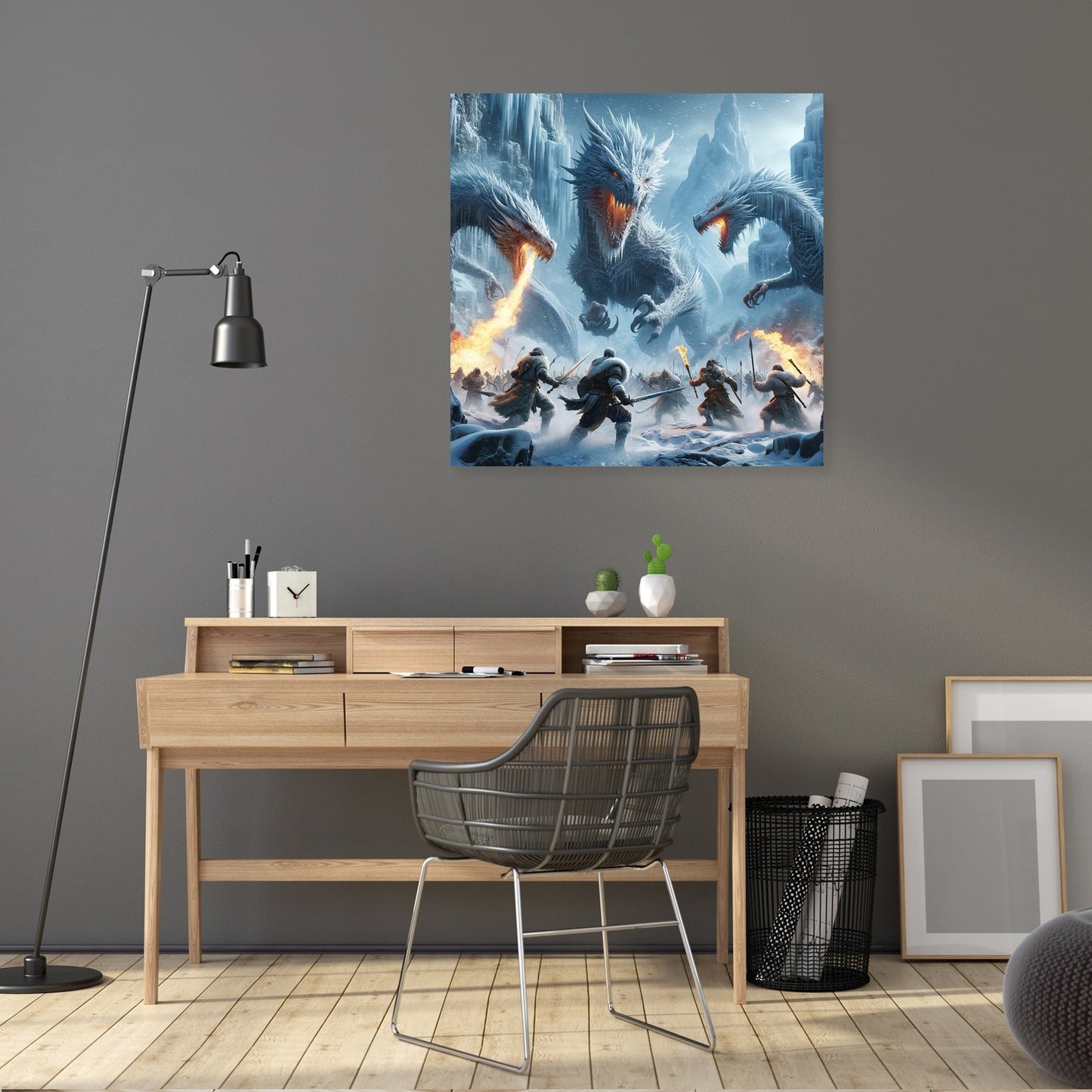 Battle of Frost Island Canvas