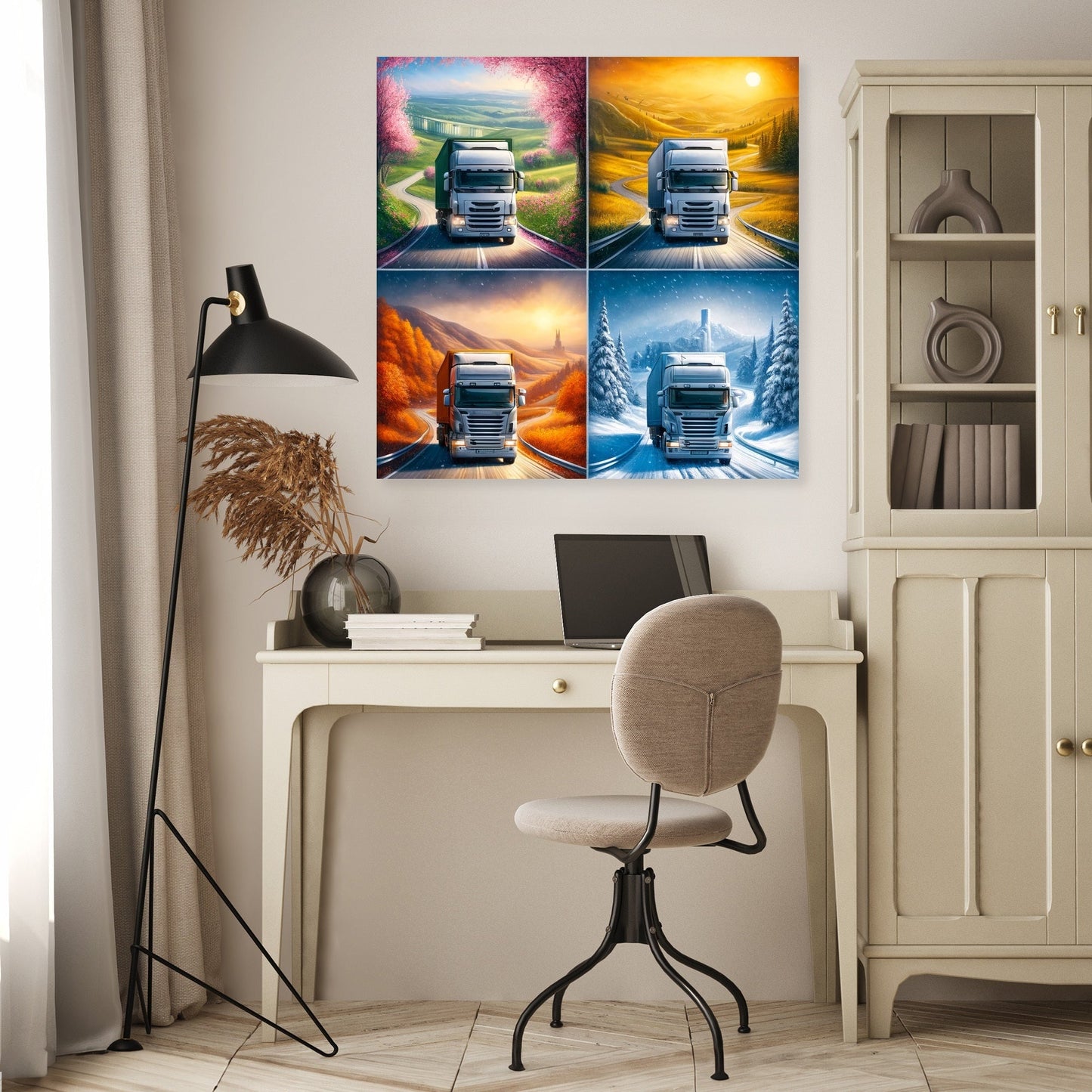 Seasons of the Road Canvas