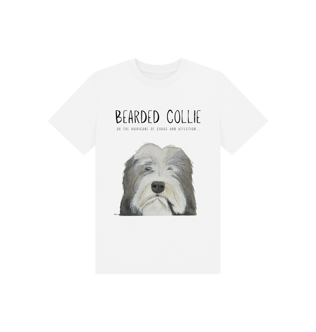 Tiny Hairicane: Bearded Collie Child's T-Shirt of Chaos & Cuddles!