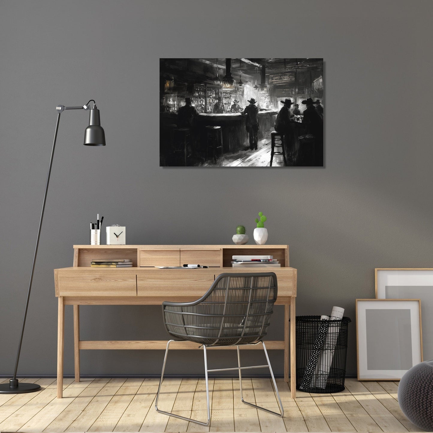 Western Saloon Canvas