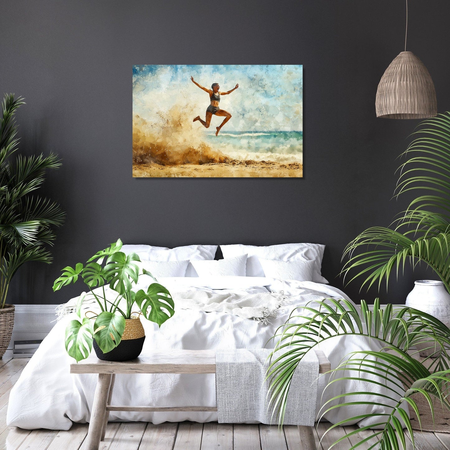 Leap Over Sand Canvas