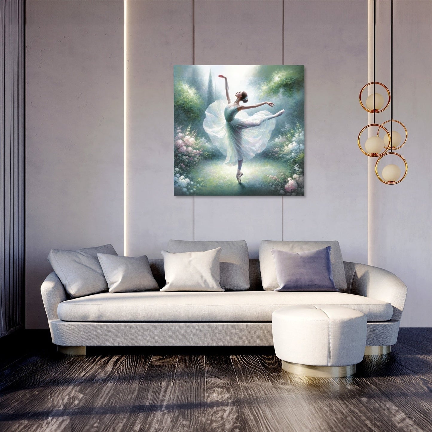 Graceful Arabesque Canvas