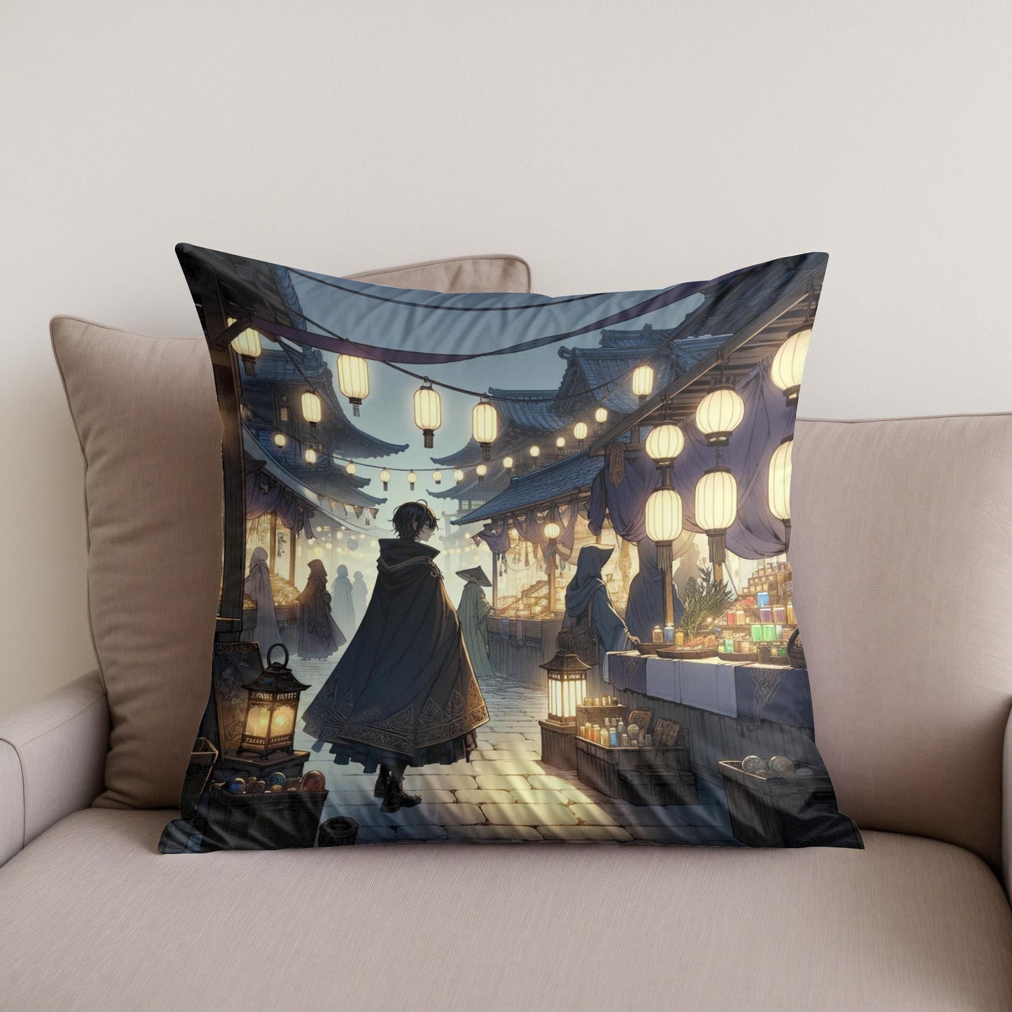 Enchanted Market Cotton Cushion