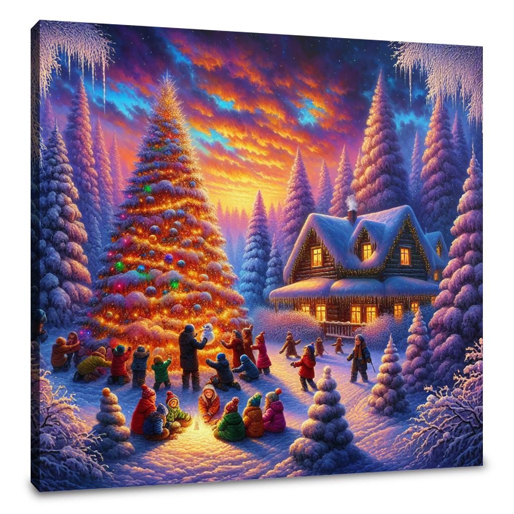 Winter Wonderland Whimsy Canvas