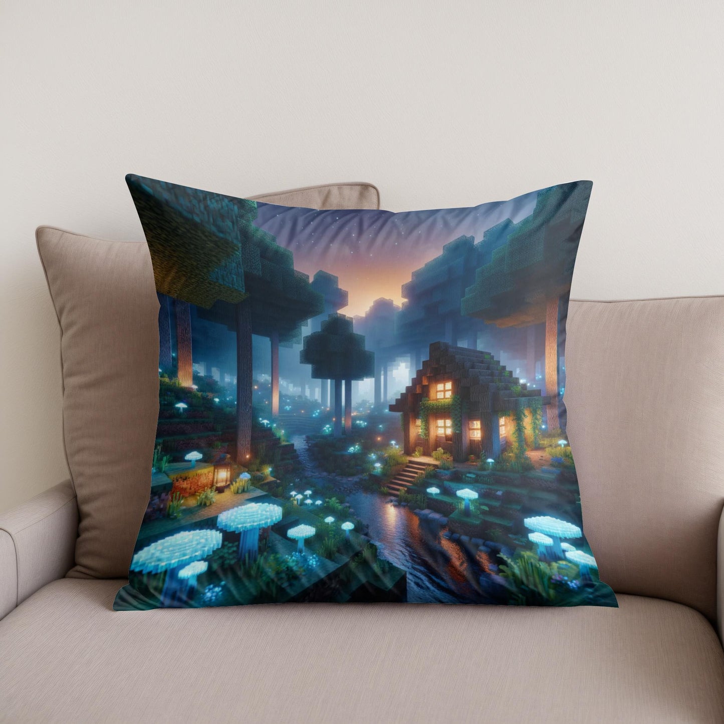 Whisperwood Grove Cotton Cushion