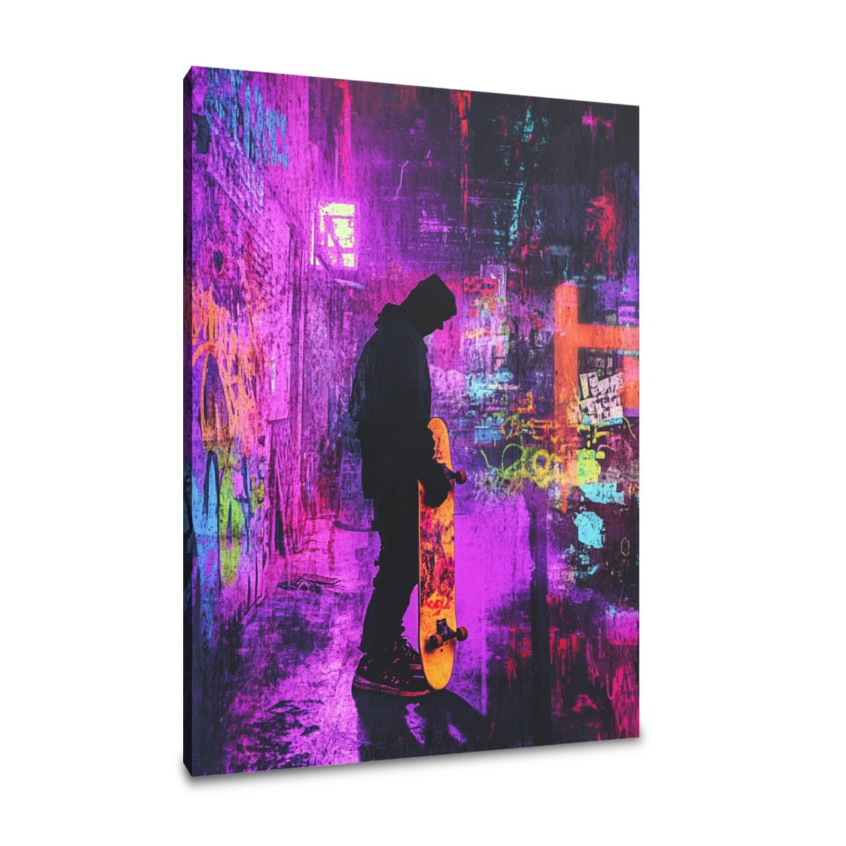 Midnight Momentum Canvas