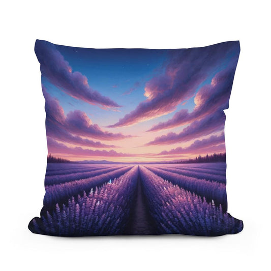 Lavender Twilight Cotton Cushion