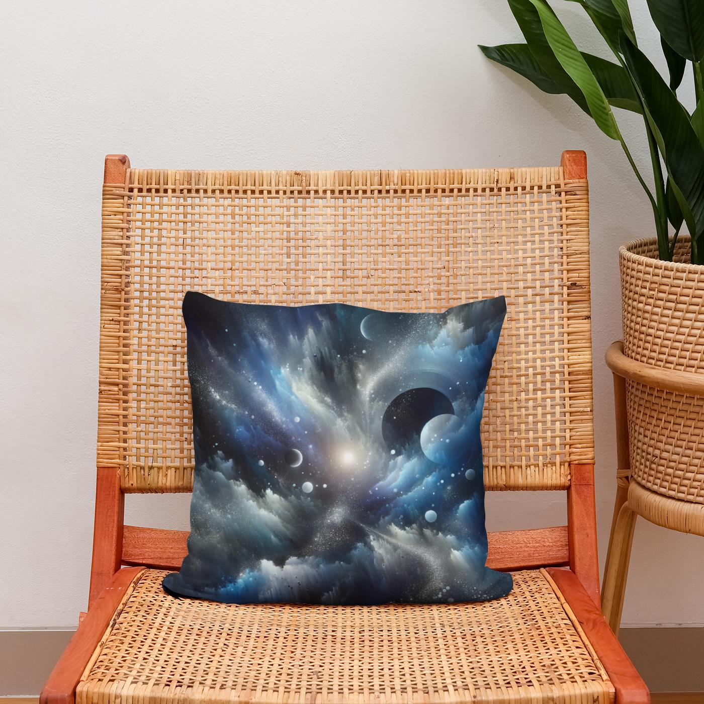 Cosmic Tapestry Cotton Cushion