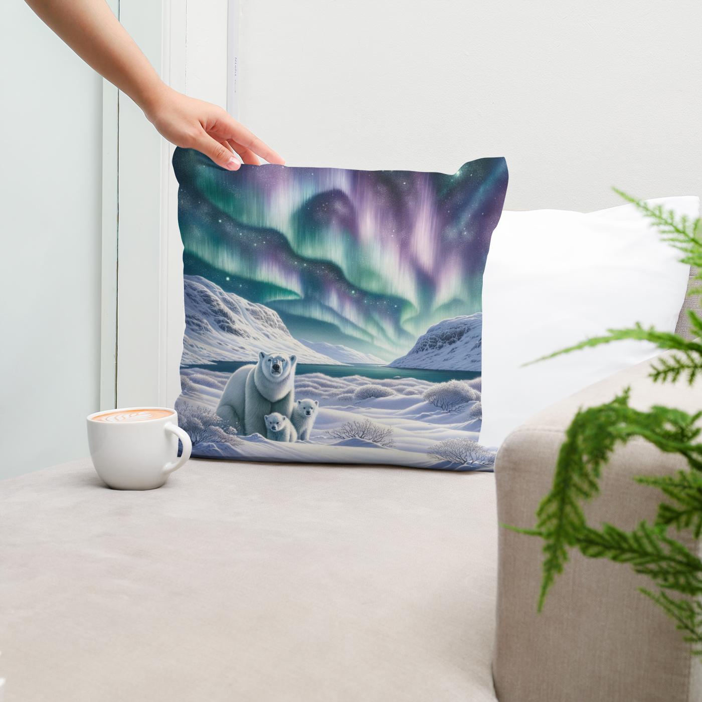Arctic Whisper Cotton Cushion
