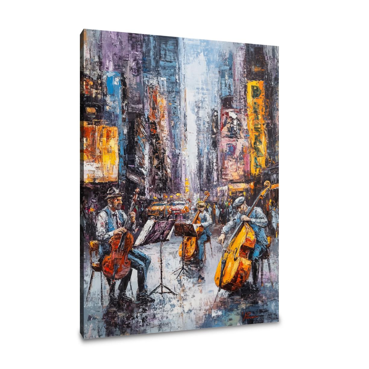 Melodic Metropolis Canvas