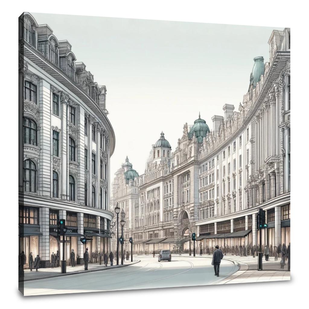 Regent Street Elegance Canvas