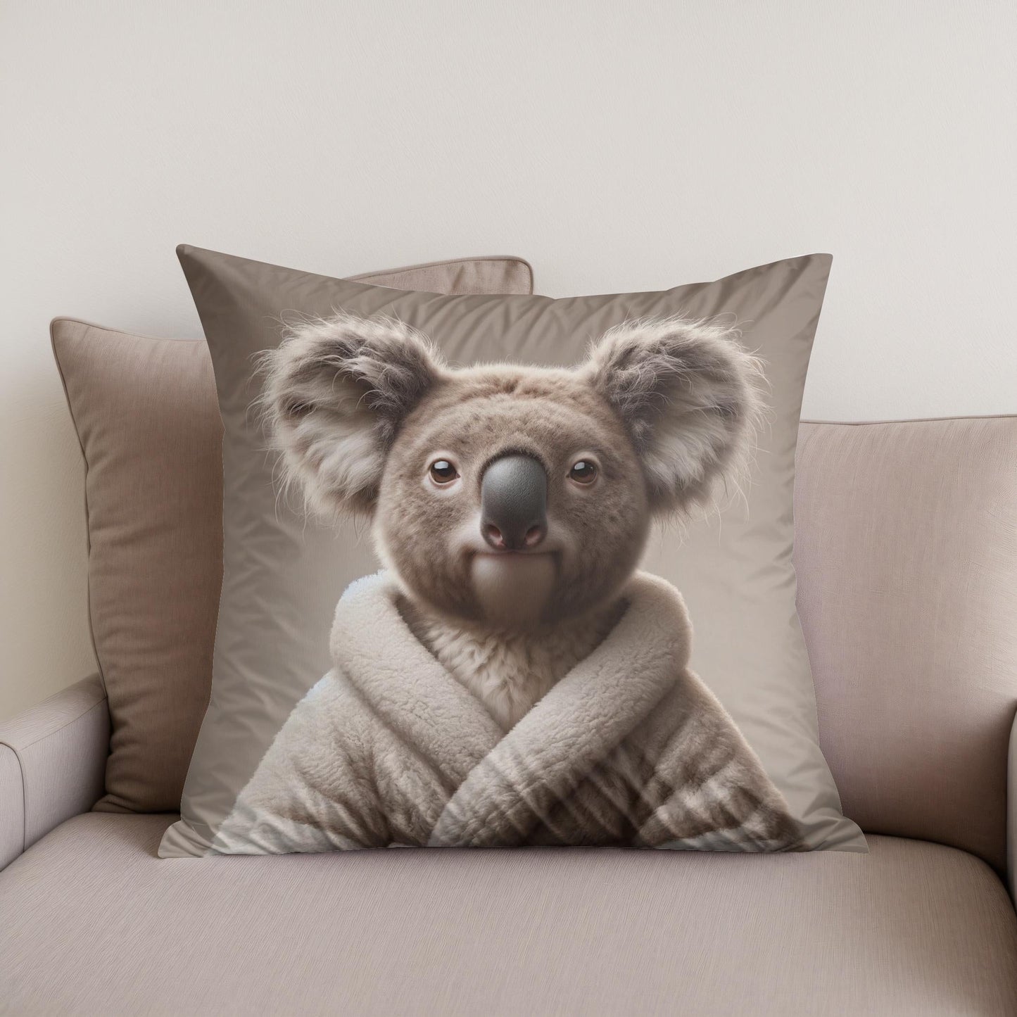 Serenity Koala Cotton Cushion